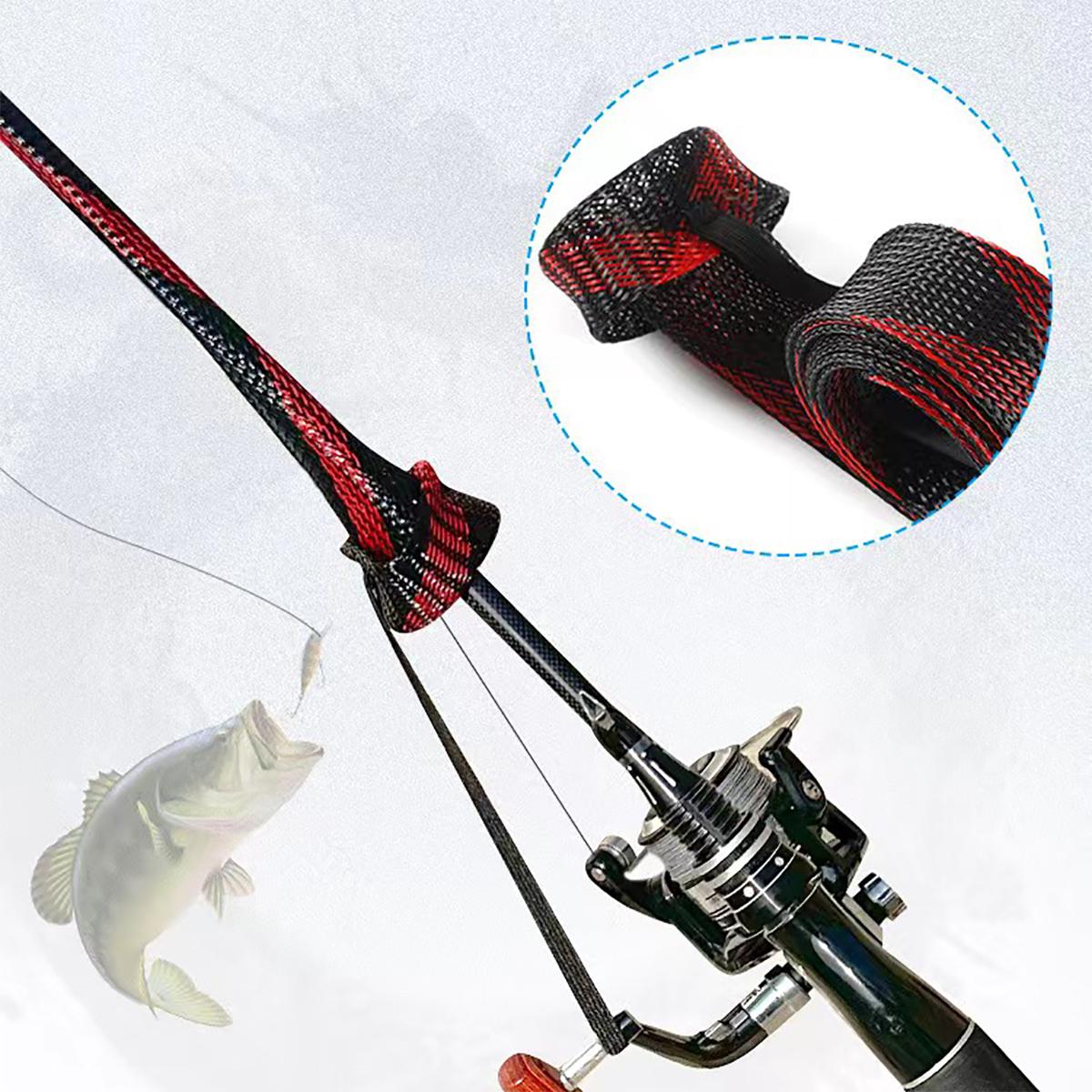 Fishing Rod Spinning - Ochraniacz na wędkę z siatki, narzędzie