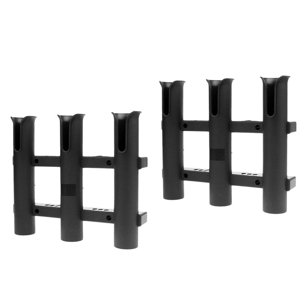 Fishing Rod Rack - Czarny uchwyt na wędki z PP