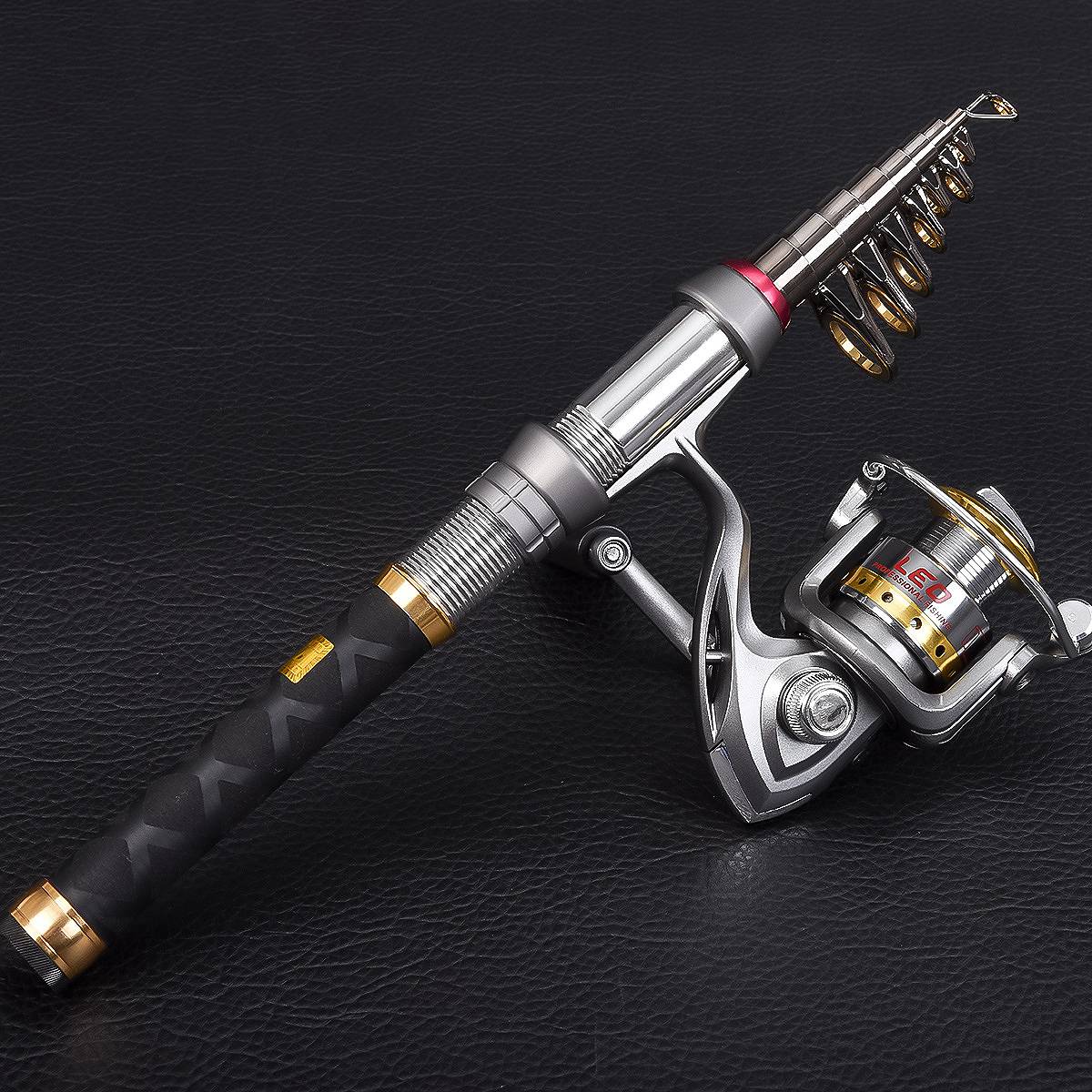 Fishing Rod Combo - Zestaw wędkarski AD45: wędka teleskopowa z