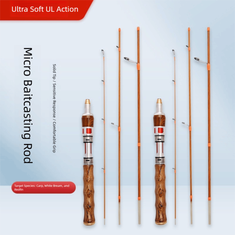 Fishing Rod Carbon Fiber - Wędka spinningowa 2025, 4-częściowa, spinningowa, moc