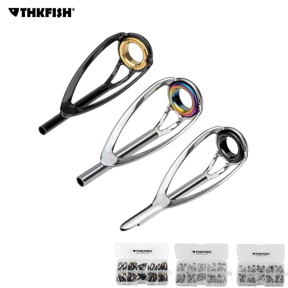 Fishing Rod Tip Replacement - THKFISH 50 sztuk wędki topy zestaw