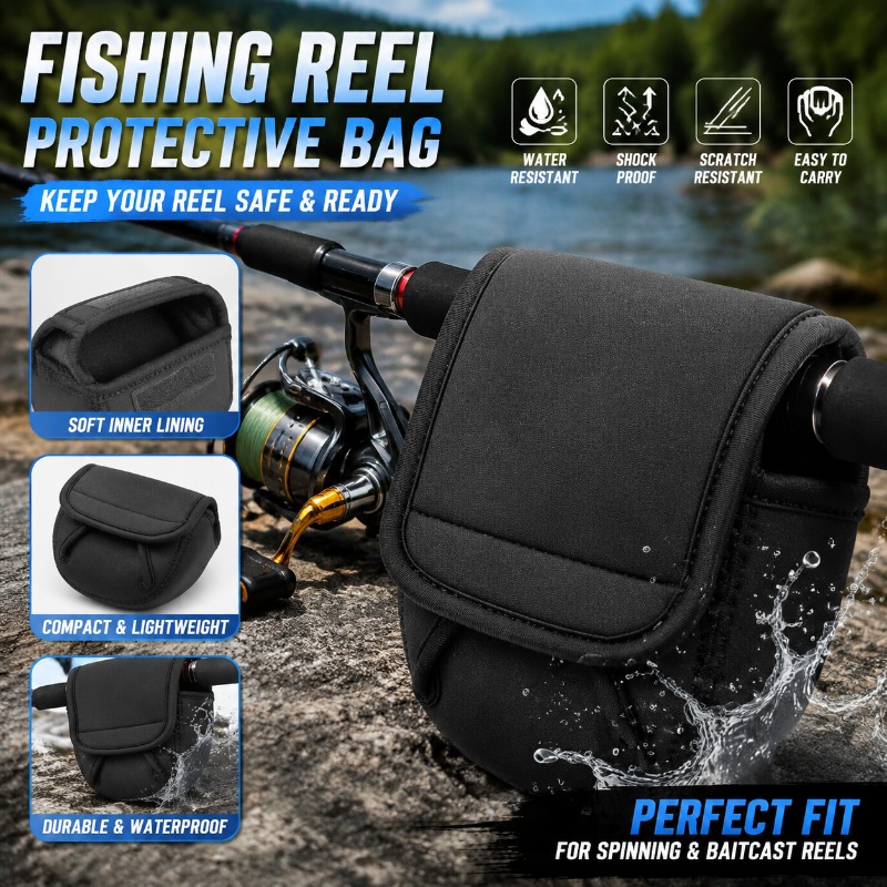 Fishing Rod Case - Pokrowiec ochronny na kołowrotek wędkarski, etui