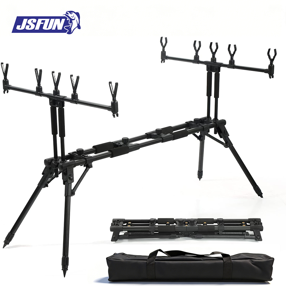 JSFUN Regulowany stojak na 5 w – Fishing Rod Rack recenzja i cena