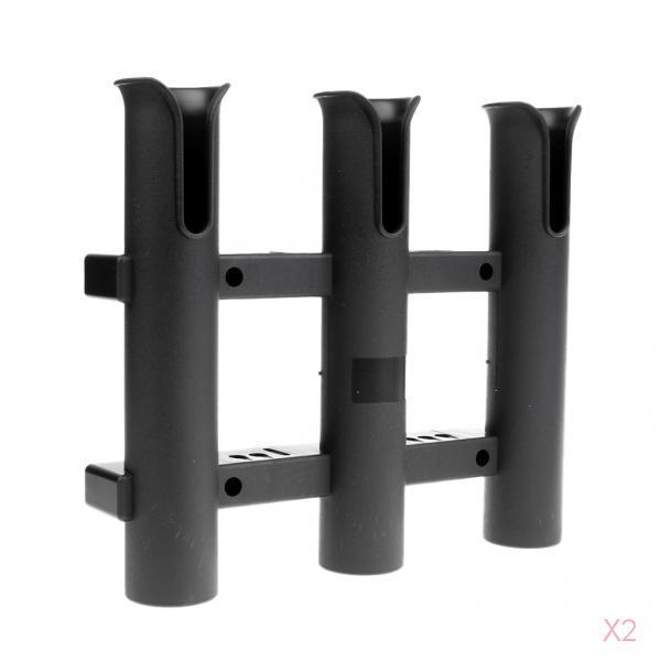 Czarny uchwyt na wędki z PP z  – Fishing Rod Rack recenzja i cena