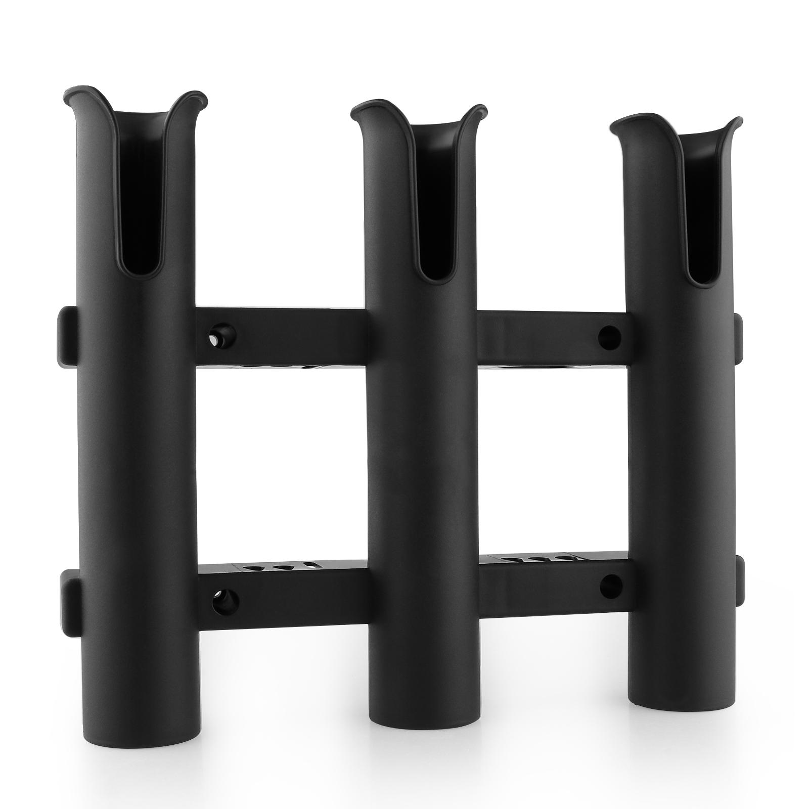Czarny uchwyt na wędki z PP z  – Fishing Rod Rack recenzja i cena