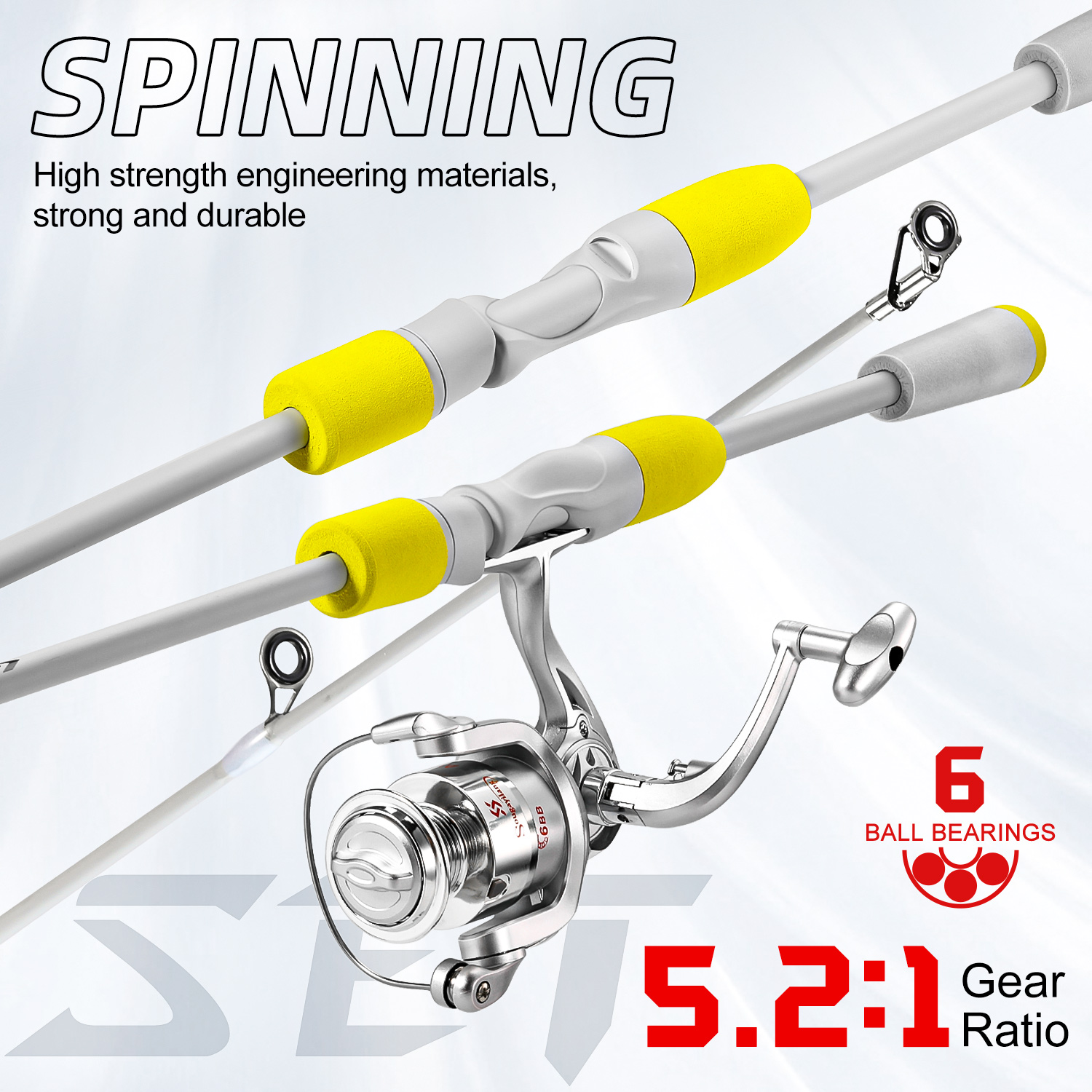 Zestaw wędkarski Sougayilang:  – Fishing Rod Spinning recenzja i cena